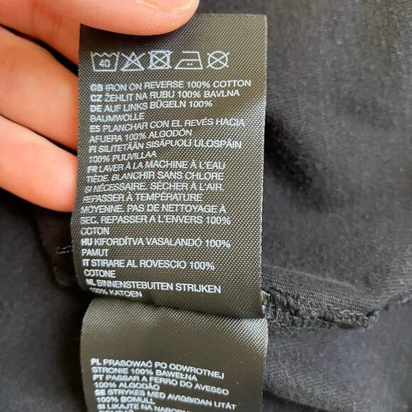 Cheap Monday Uni Tee Speech Logo Large Skull Black Short Sleeve Graphic Tee Sz M - Picture 13 of 16